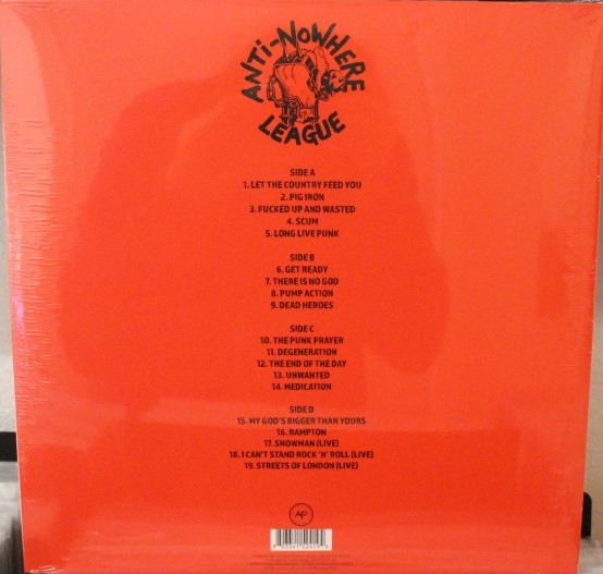 ANTI NOWHERE LEAGUE-The Best Of... Part 2 (Red Vinyl)-Vinyl LP-Brand New/Still sealed_LAS0924237