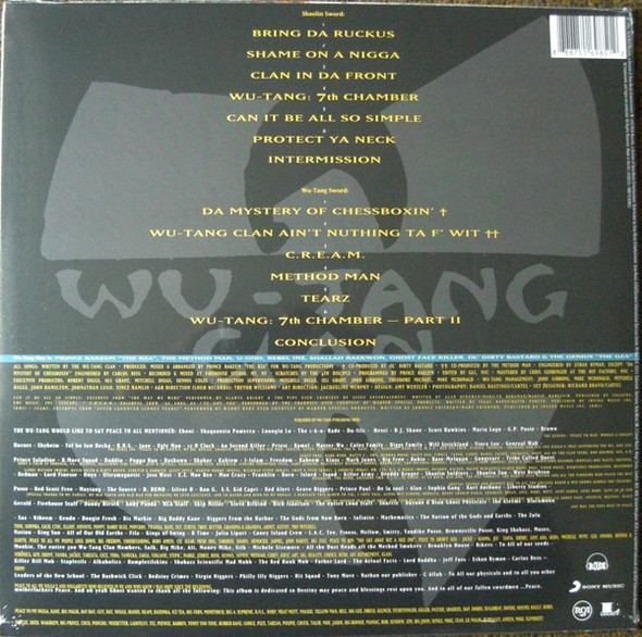 Wu-Tang Clan-Enter the Wu-Tang (36 Chambers)-Vinyl LP-Brand New/Still sealed_LAS0924196