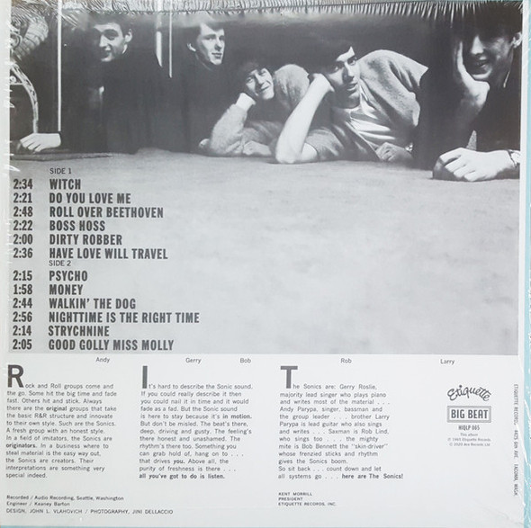 The Sonics-Here Are the Sonics!!!-Vinyl LP-Brand New/Still sealed_LAS0924264