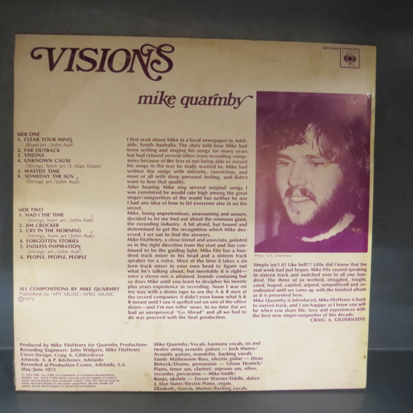 Mike Quarmby-Visions-VINYL LP-USED-SHLP_5759