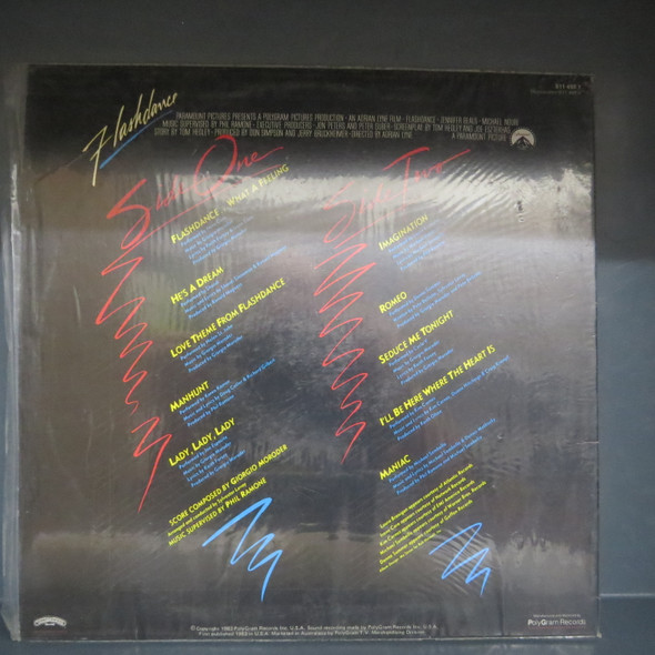 Various-Flashdance (Original Soundtrack From The Motion Picture)-VINYL LP-USED-SHLP_5835