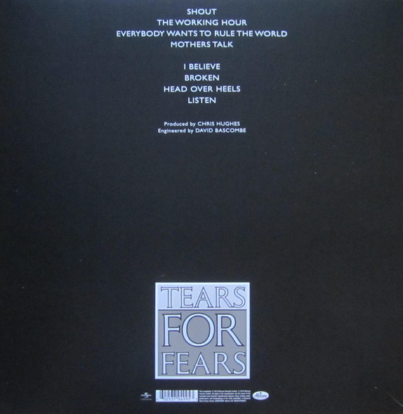 TEARS FOR FEARS-Songs From The Big Chair-Vinyl LP-Brand New/Still Sealed-_LAS1008