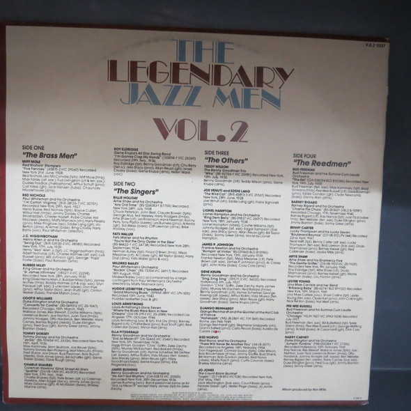 Various-The Legendary Jazz Men  Vol. 2-VINYL LP-USED-SHLP_6036