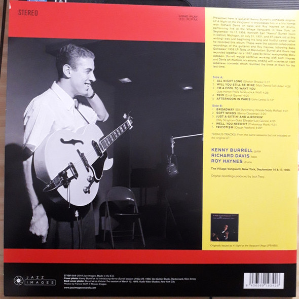 KENNY BURRELL-A Night At The Vanguard-Vinyl LP-Brand New/Still sealed_LAS1224111