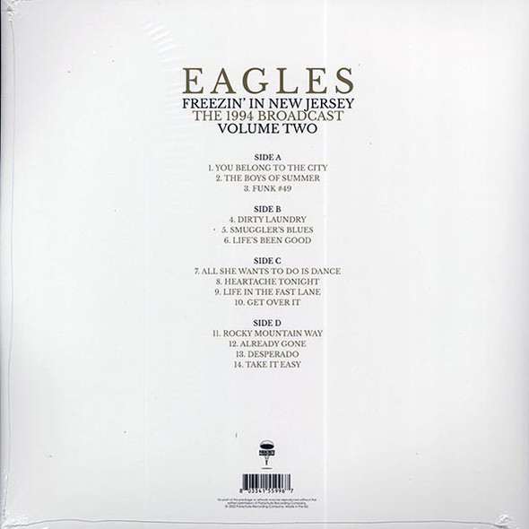 Eagles - Freezin' In New Jersey Volume 2 (2xLP Set) (Gatefold Jacket)--Vinyl LP-Brand New/Still sealed_MIL202501_116