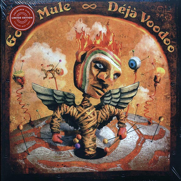 Gov't Mule - Deja Voodoo (Limited edition; 1000 copies made) (2xLP Set) (180-gram vinyl) (Colored vinyl (red)) (Gatefold Jacket) (Includes an insert)--Vinyl LP-Brand New/Still sealed_MIL202501_119