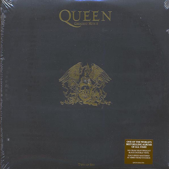 Queen - Greatest Hits II (Half speed mastering) (Remastered from the original master tapes) (2xLP Set) (180-gram vinyl) (Reflective foil jacket) (Gatefold Jacket)--Vinyl LP-Brand New/Still sealed_MIL202501_141