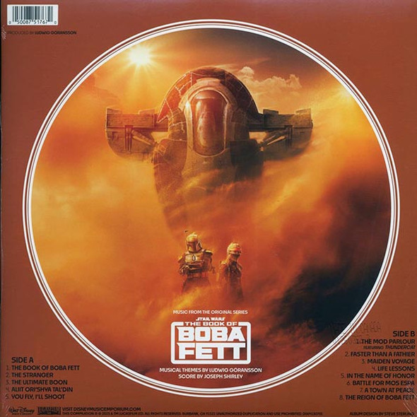 Various - Star Wars: The Book Of Boba Fett, Music From The Original Series (Die-cut jacket) (Picture disc)--Vinyl LP-Brand New/Still sealed_MIL202501_158