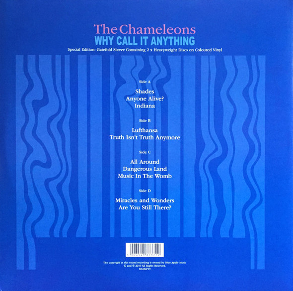 CHAMELEONS - Why Call It Anything (Coloured Vinyl)--Vinyl LP-Brand New/Still sealed_LAS0125120
