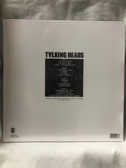 TALKING HEADS - Live At Nippon Seinenkan. Tokyo. Japan July 20. 1979--Vinyl LP-Brand New/Still sealed_LAS0125145