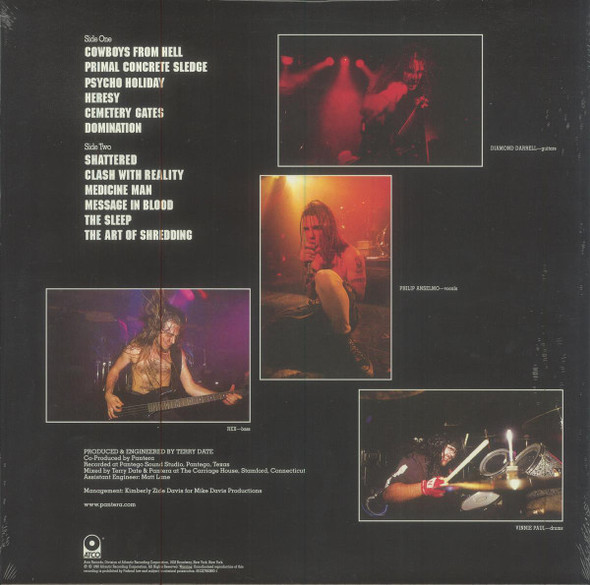 PANTERA - Cowboys From Hell (Marbled Brown Vinyl) (I)--Vinyl LP-Brand New/Still sealed_LAS0225225