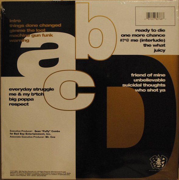 NOTORIOUS B.I.G. - Ready To Die (Gold Vinyl)--Vinyl LP-Brand New/Still sealed_LAS0225218 NOTORIOUS B.I.G. - Ready To Die (Gold Vinyl)--Vinyl LP-Brand New/Still sealed_LAS0225218