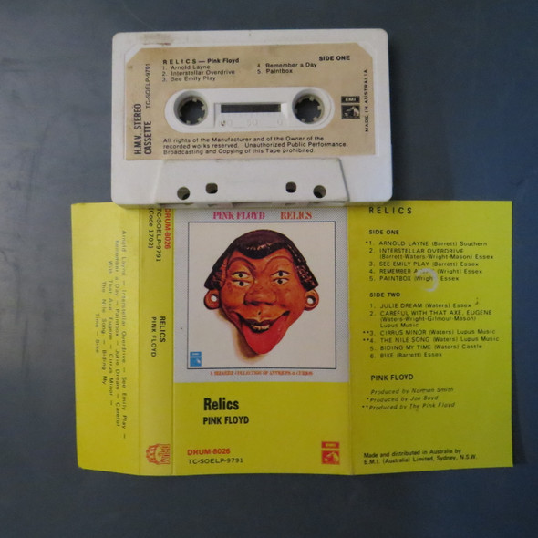 Pink Floyd-Relics (Aussie issue)-Cassette-USED-SHLP_6161