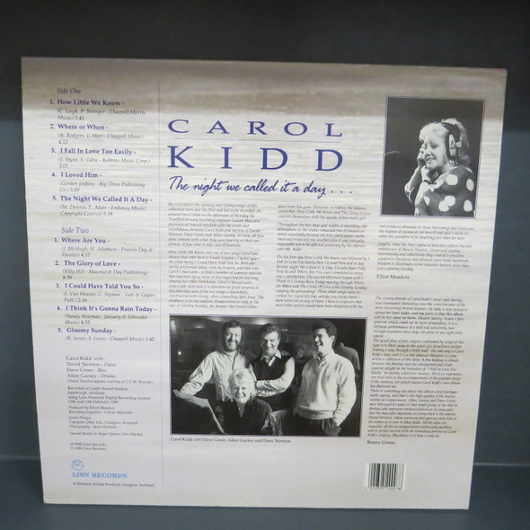 Carol Kidd-The Night We Called It A Day-VINYL LP-USED-SHLP270225_6673