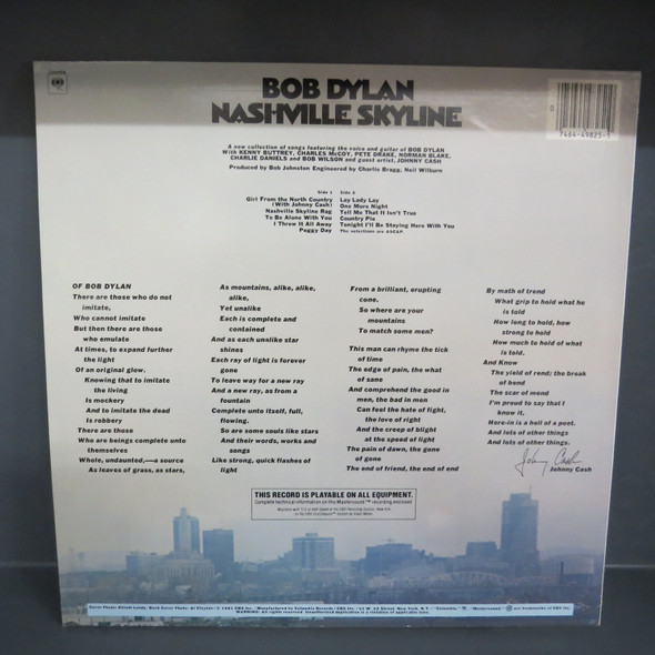 Bob Dylan-Nashville Skyline (half speed master)-VINYL LP-USED-SHLP270225_6725
