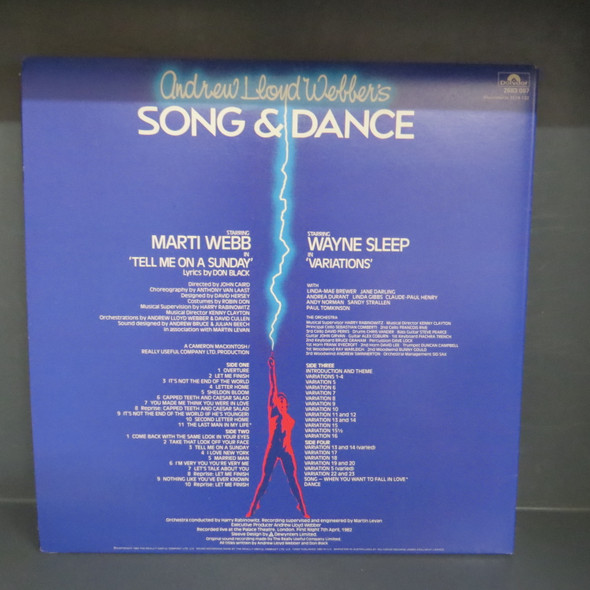 Andrew Lloyd Webber-Song & Dance-VINYL LP-USED-SHLP270225_6788