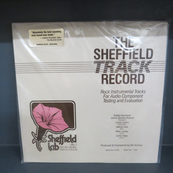 Robbie Buchanan, James Newton Howard, Lenny Castro, Nathan East, Michael Landau, Carlos Vega-The Sheffield Track Record-(Sheffield Lab) VINYL LP-USED-SHLP270225_6829