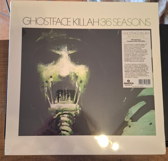 GHOSTFACE KILLAH - 36 Seasons (10th Anniversary Edition) (Transparent Yellow Vinyl)--Vinyl LP-Brand New/Still sealed_LAS0525155 GHOSTFACE KILLAH - 36 Seasons (10th Anniversary Edition) (Transparent Yellow Vinyl)--Vinyl LP-Brand New/Still sealed_LAS0525155