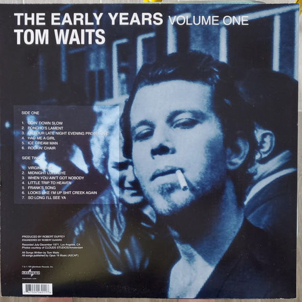 TOM WAITS - Early Years Vol.1--Vinyl LP-Brand New/Still sealed_LAS05251000 TOM WAITS - Early Years Vol.1--Vinyl LP-Brand New/Still sealed_LAS05251000