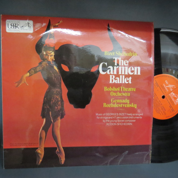 Georges Bizet -The Bolshoi Theatre Orchestra-The Carmen Ballet-VINYL LP-USED-SHLP170425_6944