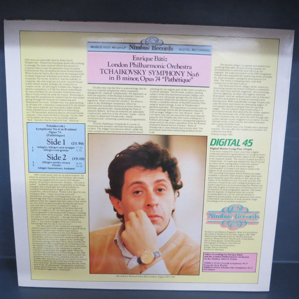 Enrique Batiz, London Philharmonic Orchestra-Tchaikovsky Symphony No.6 In B Minor-VINYL LP-USED-SHLP170425_6972