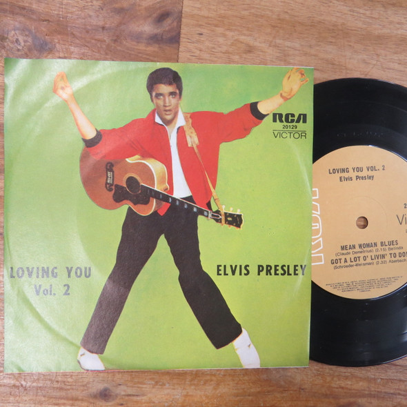 Elvis Presley With The Jordanaires-Loving You Vol. 2-VINYL 7" single-USED-SHLP170425_7004