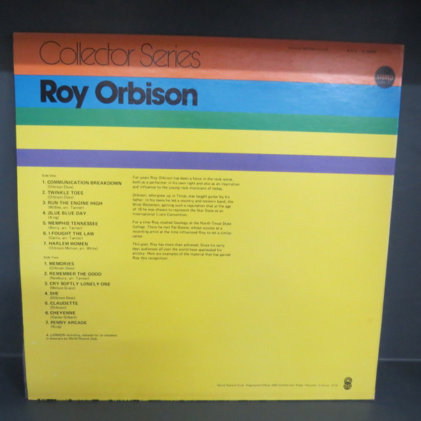 Roy Orbison-Collector Series-VINYL LP-USED-SHLP170425_7082