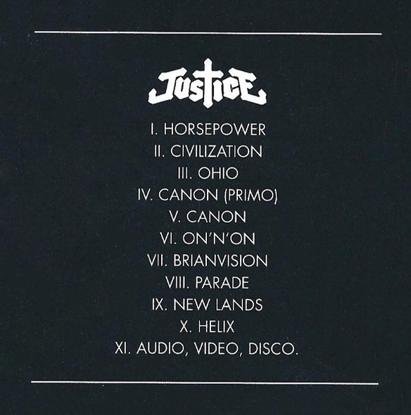 JUSTICE - Audio / Video / Disco (2LP + CD)--Vinyl LP-Brand New/Still sealed_LAS07251063