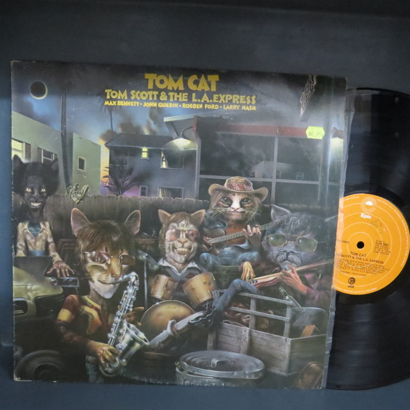 Tom Scott & The L.A. Express-Tom Cat-VINYL LP-USED-SHLP170425_7286