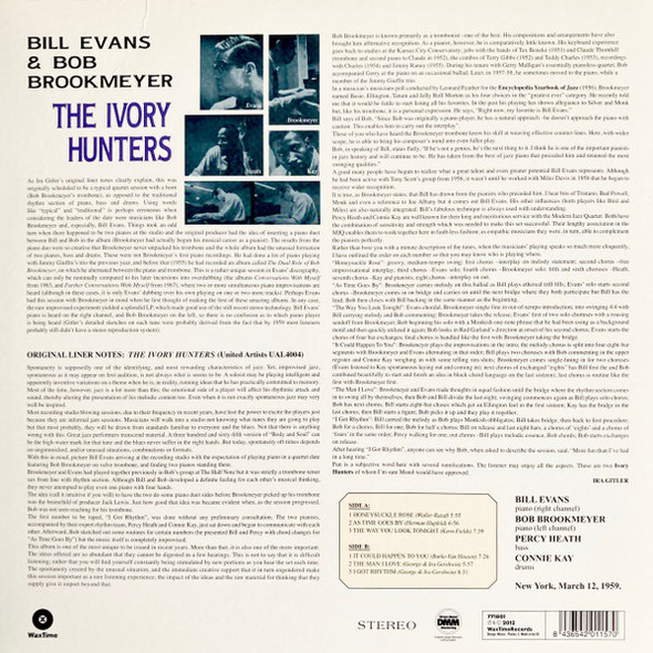 BILL EVANS - The Ivory Hunters--Vinyl LP-Brand New/Still sealed_LAS072510024
