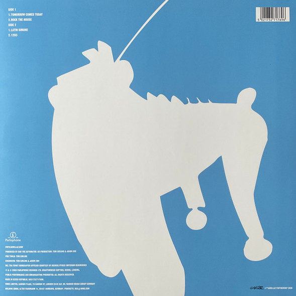 GORILLAZ - Tomorrow Comes Today (White/Blue Colour Vinyl)--Vinyl 12" EP-Brand New/Still sealed_LAS072510081