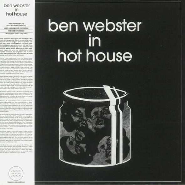 WEBSTER, BEN AND HIS QUARTET / IN HOT HOUSE--Vinyl LP-Brand New/Still sealed_TTT202509_139