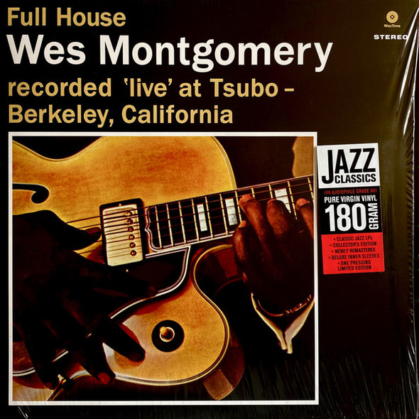 WES MONTGOMERY - Full House + 1 Bonus Track--Vinyl LP-Brand New/Still sealed_LAS0925253