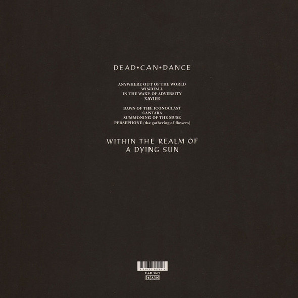 DEAD CAN DANCE - Within The Realm Of The Dying Sun--Vinyl LP-Brand New/Still sealed_LAS0925149