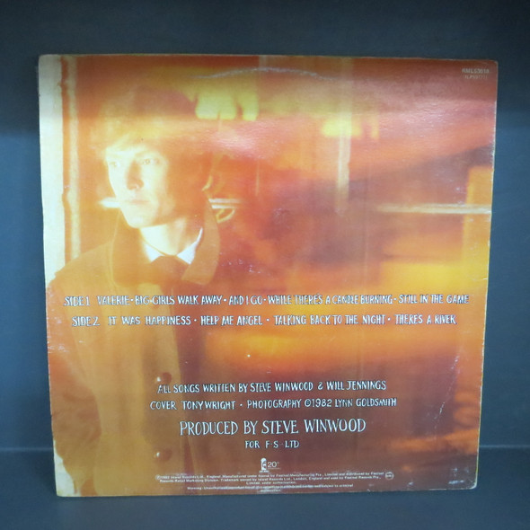 Steve Winwood-Talking Back To The Night-VINYL LP-USED-SHLP170425_7443