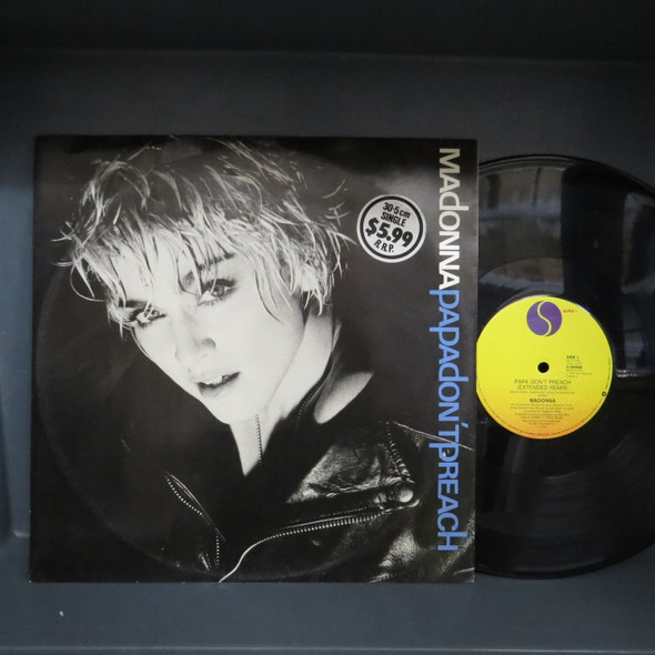 Madonna-Papa Don't Preach-VINYL 12"-USED-SHLP170425_7461