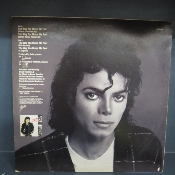 Michael Jackson-The Way You Make Me Feel-VINYL LP-USED-SHLP170425_7468