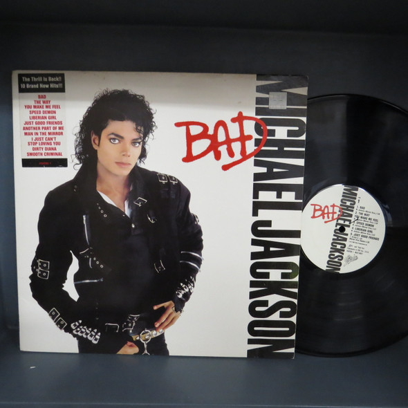 Michael Jackson-Bad-Aussie 1987 press-VINYL LP-USED-SHLP170425_7478