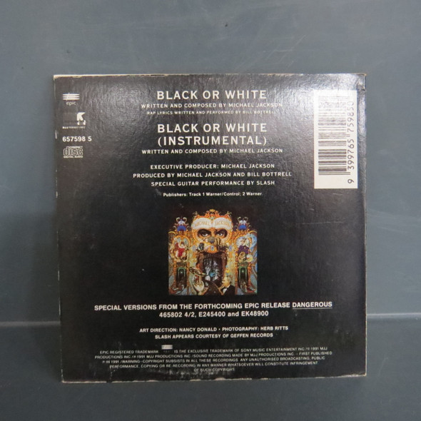 Michael Jackson-Black Or White-CD-USED-SHLP170425_7576
