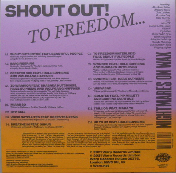 NIGHTMARES ON WAX - Shout Out! To Freedom...--Vinyl LP-Brand New/Still sealed_LAS1125166