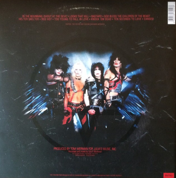 MOTLEY CRUE - Shout At The Devil--Vinyl LP-Brand New/Still sealed_LAS1125174