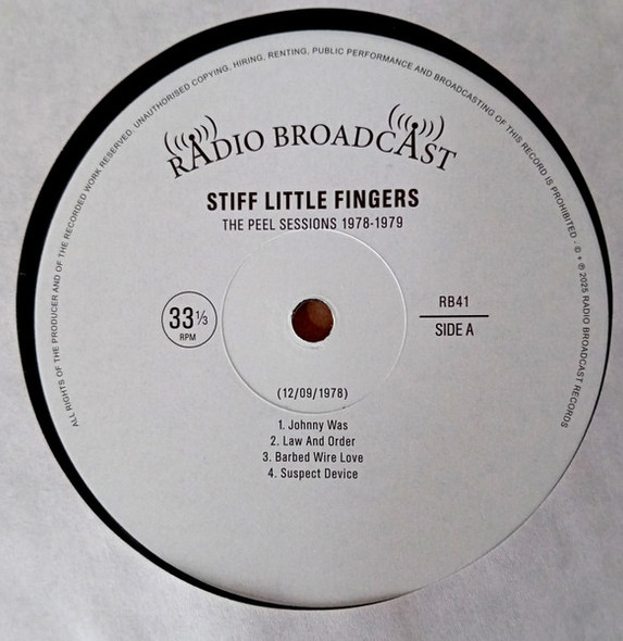 STIFF LITTLE FINGERS - The Peel Sessions 1978-1979--Vinyl 12" EP-Brand New/Still sealed_LAS1125136
