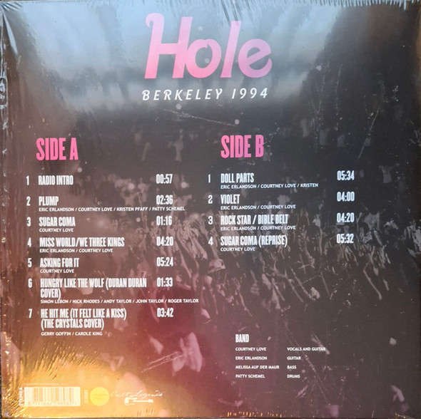 HOLE - Berkeley 1994--Vinyl LP-Brand New/Still sealed_LAS1225112