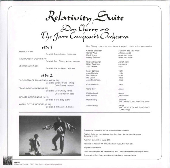 DON CHERRY - Relativity Suite--Vinyl LP-Brand New/Still sealed_LAS1225128
