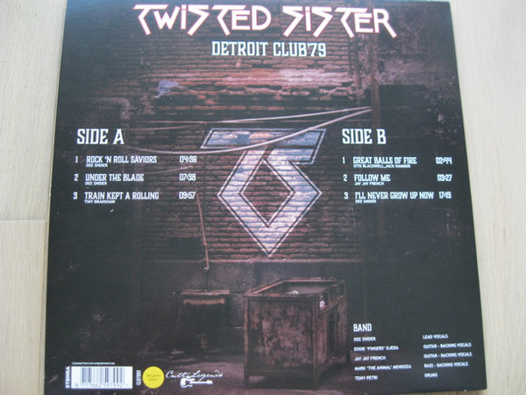 TWISTED SISTER - Detroit Club '79--Vinyl LP-Brand New/Still sealed_LAS1225114