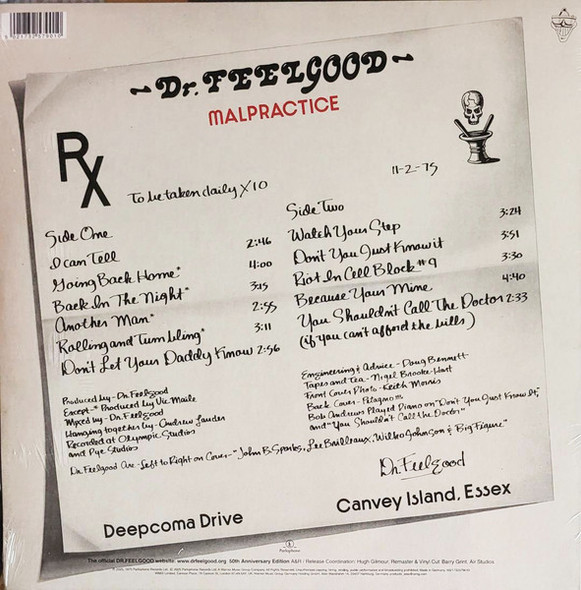 DR FEELGOOD - Malpractice--Vinyl LP-Brand New/Still sealed_LAS1225147