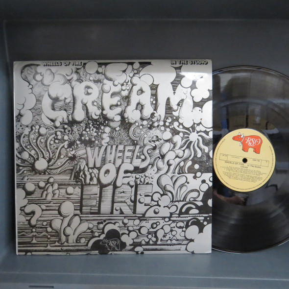 Cream (2)-Wheels Of Fire - In The Studio-VINYL LP-USED-SHLP170425_7816