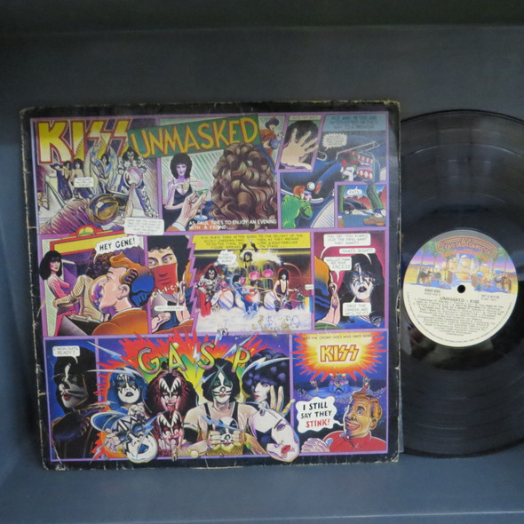 Kiss-Unmasked-VINYL LP-USED-SHLP170425_7880
