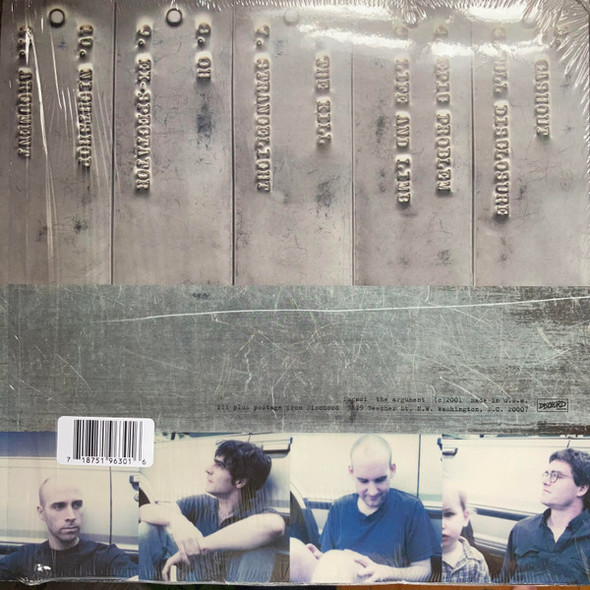 FUGAZI / THE ARGUMENT--Vinyl LP-Brand New/Still sealed_TTT01261040
