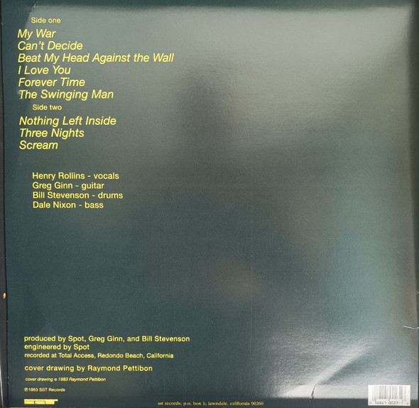 BLACK FLAG / MY WAR--Vinyl LP-Brand New/Still sealed_TTT01261069